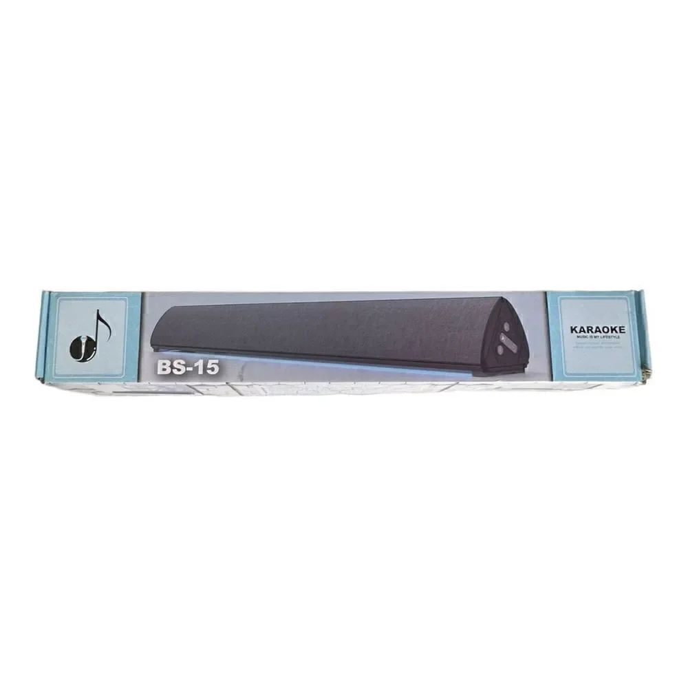 Sound bar bs-15 wireless speaker black new open box